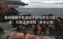蜜桃视频手机端好不好用常见问题汇总：完整上手流程（新手必看）