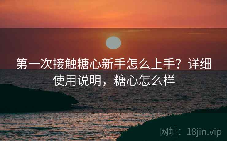 第一次接触糖心新手怎么上手？详细使用说明，糖心怎么样  第2张