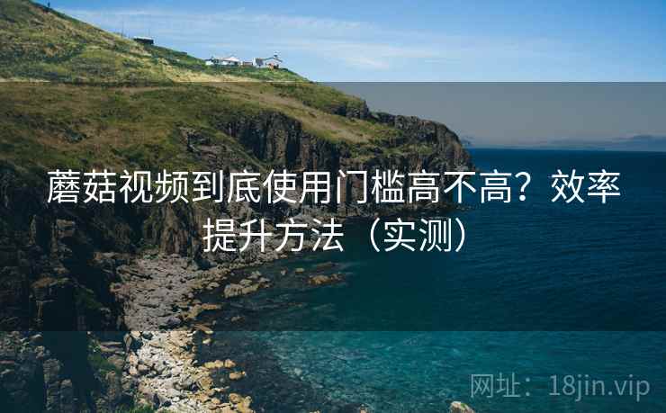 蘑菇视频到底使用门槛高不高？效率提升方法（实测）  第2张