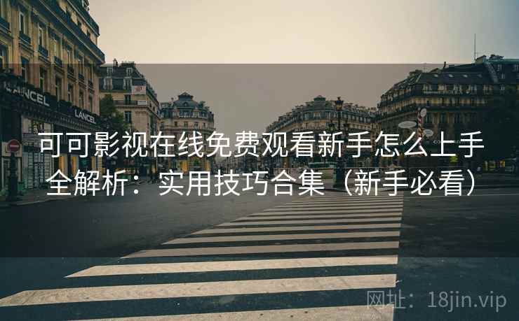 可可影视在线免费观看新手怎么上手全解析：实用技巧合集（新手必看）  第1张