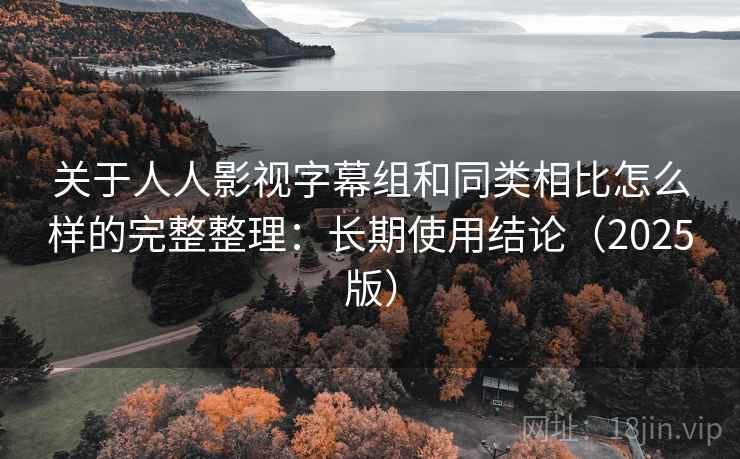 关于人人影视字幕组和同类相比怎么样的完整整理：长期使用结论（2025版）  第2张