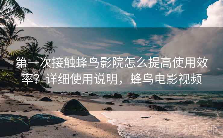 第一次接触蜂鸟影院怎么提高使用效率？详细使用说明，蜂鸟电影视频  第1张