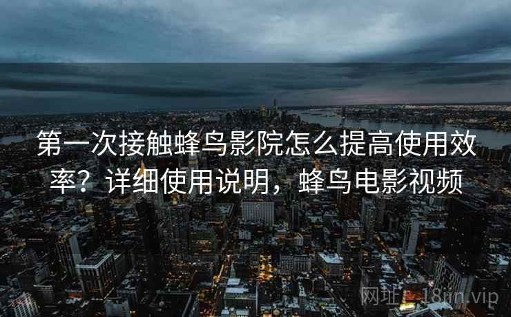 第一次接触蜂鸟影院怎么提高使用效率？详细使用说明，蜂鸟电影视频  第2张