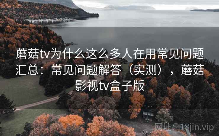 蘑菇tv为什么这么多人在用常见问题汇总：常见问题解答（实测），蘑菇影视tv盒子版  第2张